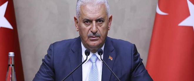 Başbakan Yıldırım, Moldovaya hareketinden önce basın toplantısı düzenledi.