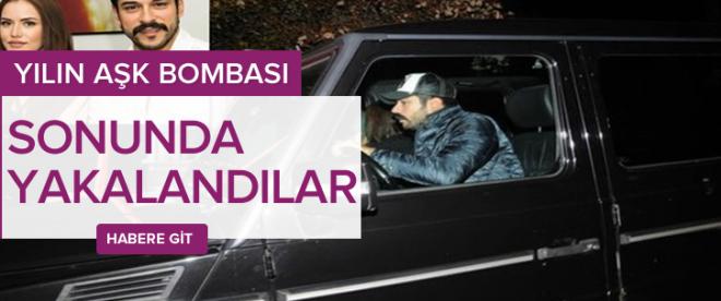 Yılın aşk bombası! Yakalandılar