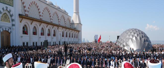 Büyük Çamlıca Camisi açıldı