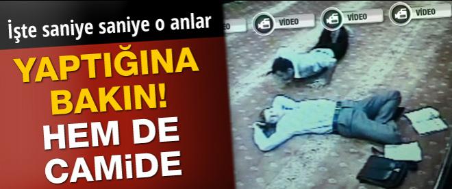 Hem de camide! Yaptığına bakın