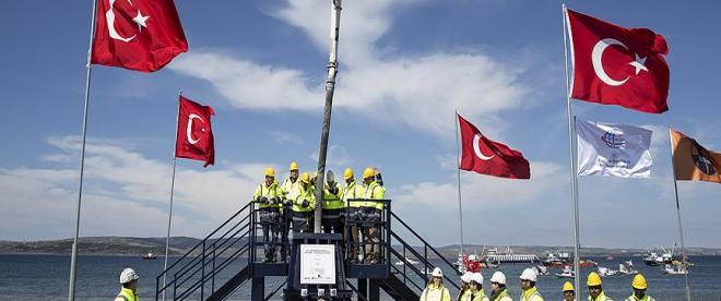 1915 Çanakkale Köprüsünün temeli atıldı