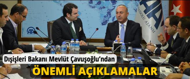 Dışişleri Bakanı Çavuşoğlundan önemli açıklamalar