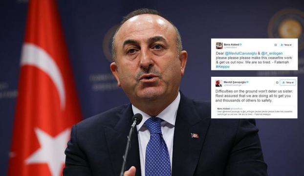 Yardım isteyen Halepli Banaya Çavuşoğlundan cevap