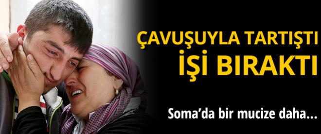 Çavuşuyla yaşadığı tartışmayla hayatta kaldı