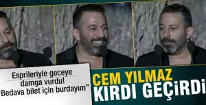 Cem Yılmaz kırdı geçirdi!