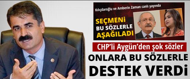 CHPli Hüseyin Aygünden şok sözler!