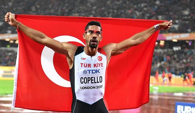 Milli sporcu Copello 400 metre engellide gümüş madalya kazandı