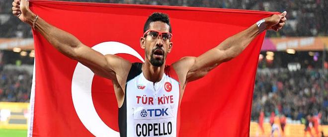 Milli sporcu Copello 400 metre engellide gümüş madalya kazandı