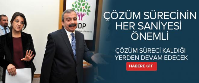 Çözüm süreci kaldığı yerden devam edecek