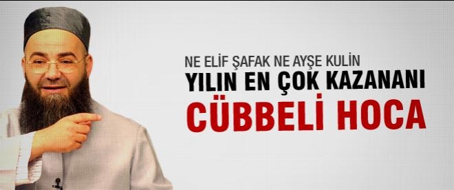 Cübbeli Ahmet Hoca en çok kazanan yazar oldu