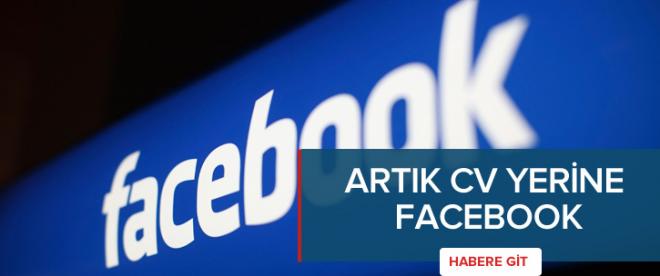 CV yerine artık Facebook