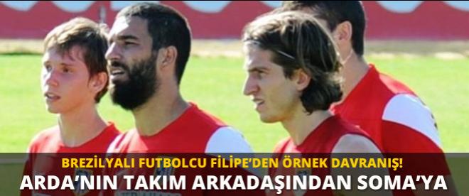 Brezilyalı futbolcu Filipeden 600 bin euro yardım!