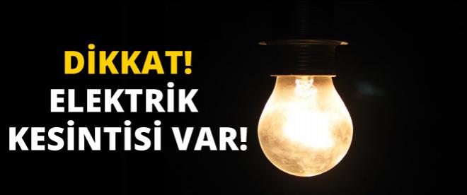 Dikkat! İstanbulda elektrik kesintisi!