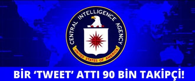 CIA bir tweet attı, 90 bin takipçi aldı!