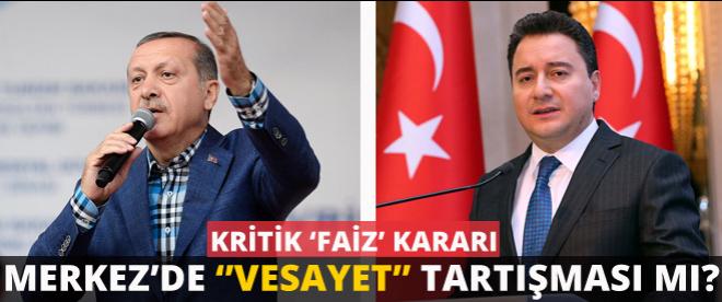 Kritik faiz kararı öncesi, Merkezde vesayet tartışması