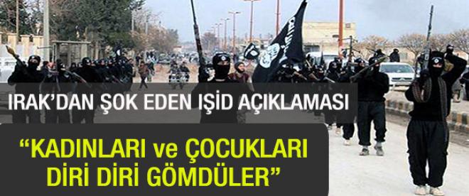 Irak hükümeti :&quot;diri diri gömdüler&quot;