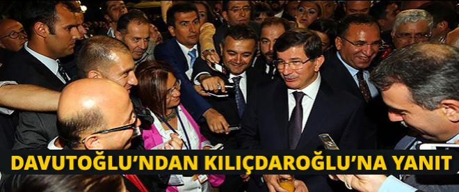 Davutoğlundan Kılıçdaroğluna yanıt