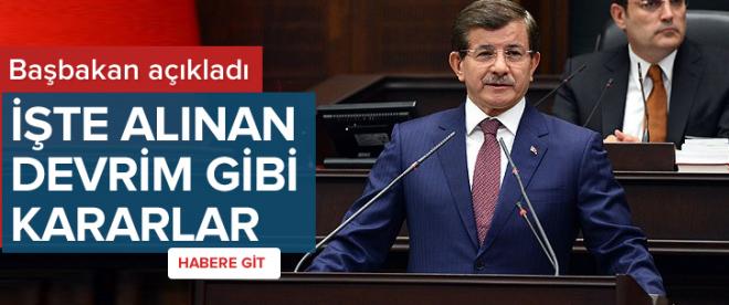 Davutoğlu açıkladı: İşte o devrim gibi karar