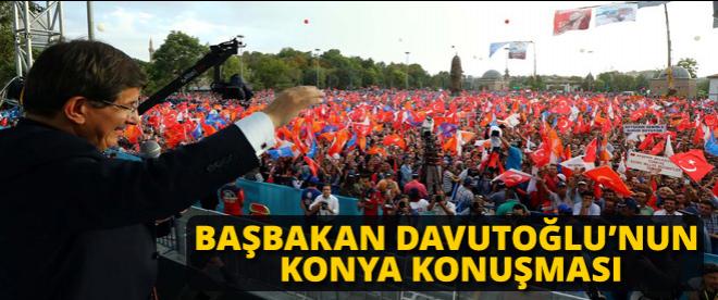 Başbakan Davutoğlu Konyada konuştu