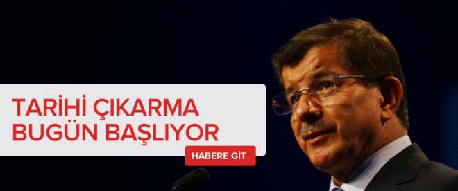 Davutoğlunun tarihi çıkarması