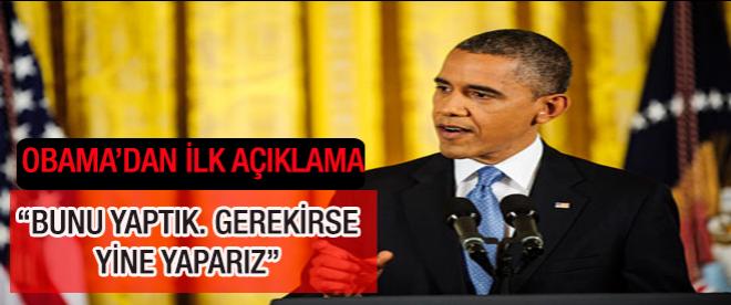 ve Barack Obama konuştu