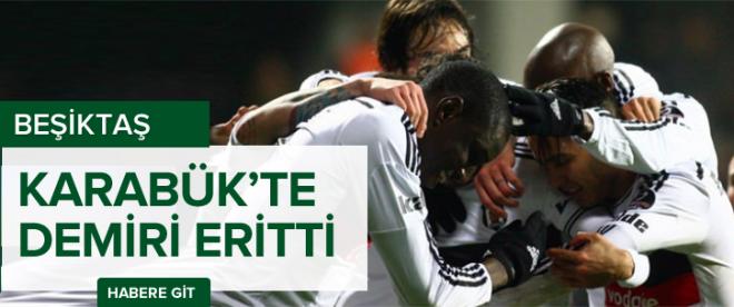 Beşiktaş, Karabükte Demiri Demba Ba ile eritti