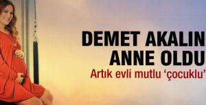 Demet Akalın anne oldu