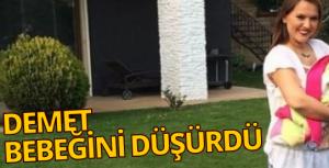 Demet Akalın bebeğini düşürdü