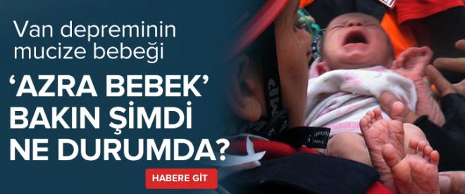 Van depreminin mucize bebeği bakın şimdi ne durumda?