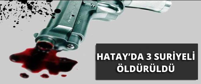 Hatayda 3 Suriyeli ölü bulundu