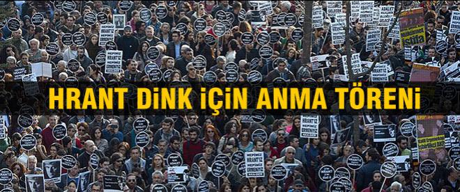 Hrant Dink için anma töreni