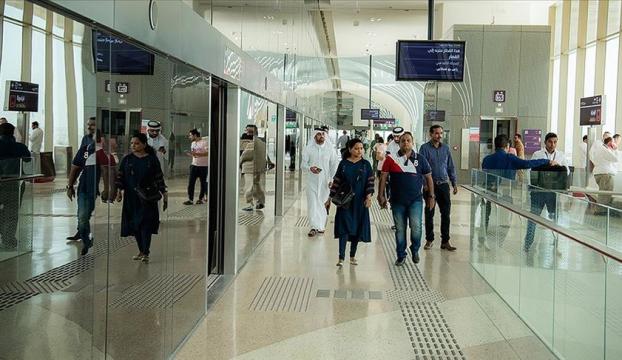 Doha metrosu ilk seferini yaptı