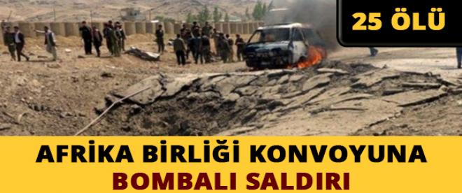 Somalide Afrika Birliği konvoyuna bombalı saldırı