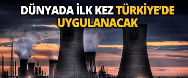 Dünyada İlk kez Türkiyede