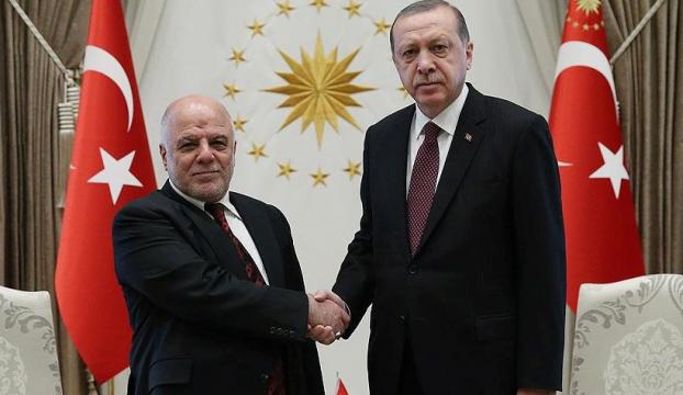 Erdoğan, Irak Başbakanı İbadiyi kabul etti