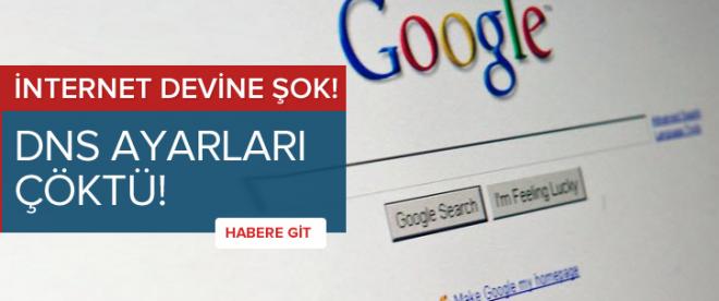 Google DNS çöktü!