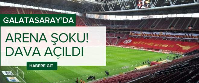 Galatasaraya TT Arena şoku! Dava açıldı!