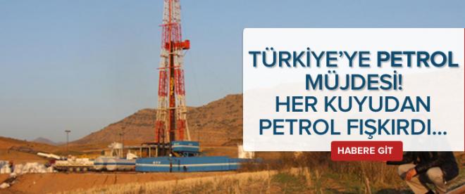 Türkiyeye petrol müjdesi!