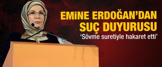 Emine Erdoğan'dan suç duyurusu