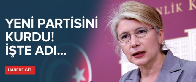 Emine Ülker Tarhan Partisini kurdu İşte adı