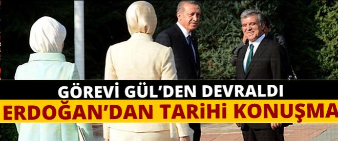 Cumhurbaşkanı Erdoğandan Köşkte tarihi konuşma