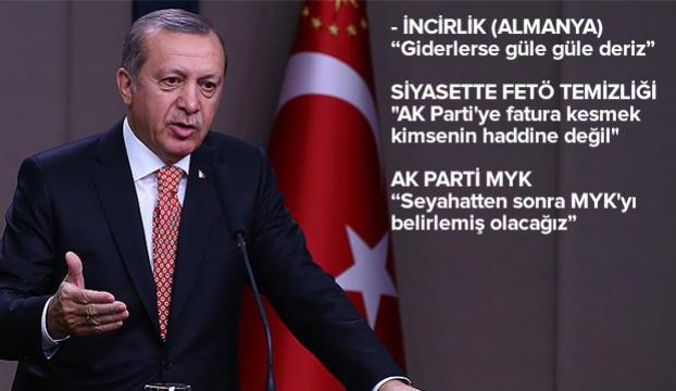 Cumhurbaşkanı Erdoğandan Brüksel seyahati öncesi açıklamalar