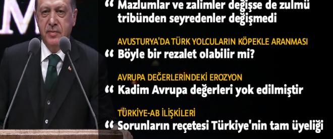 &quot;Mazlumlar değişse de zulmü tribünden seyredenler değişmedi&quot;