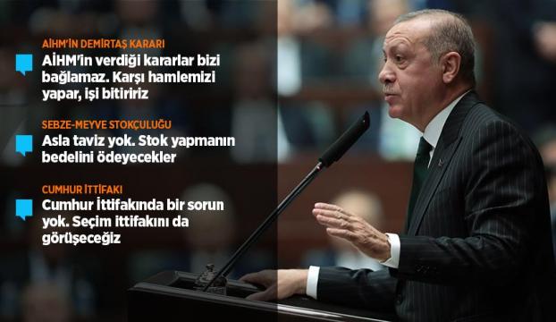 Cumhurbaşkanı Erdoğan: AİHMin verdiği kararlar bizi bağlamaz