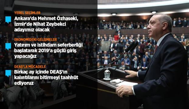 Cumhurbaşkanı Erdoğan 20 belediye başkan adayını açıkladı