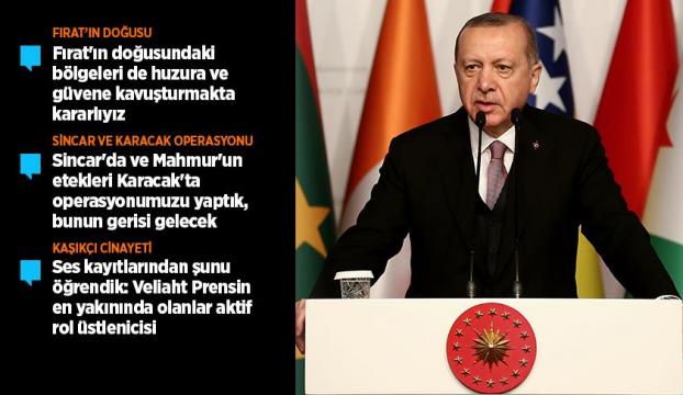 Cumhurbaşkanı Erdoğan: Münbiç hikayesiyle dikkatimizi dağıtmaya çalışıyorlar