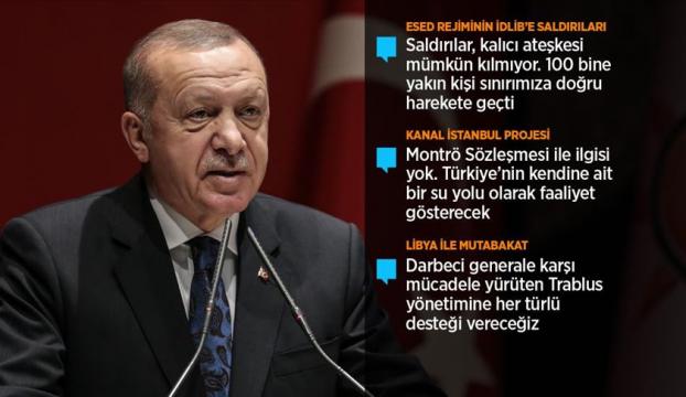 Erdoğan: Meclis açılır açılmaz Libya tezkeresini sunacağız