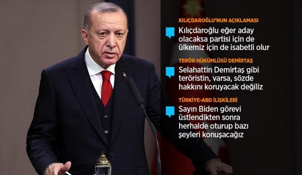 Cumhurbaşkanı Erdoğan: Hamdolsun bugün yıldız ve hilal Karabağ semalarında gururla dalgalanıyor