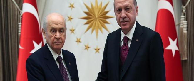 Erdoğan-Bahçeli bir araya geldi