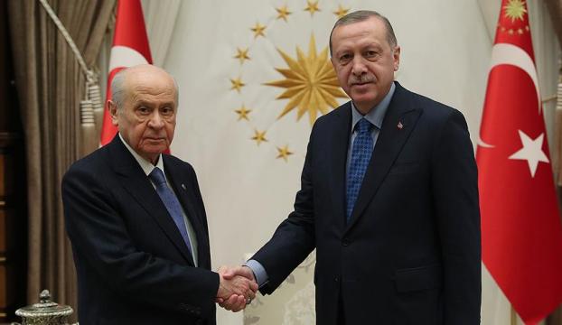 Erdoğan ile Bahçeli görüştü